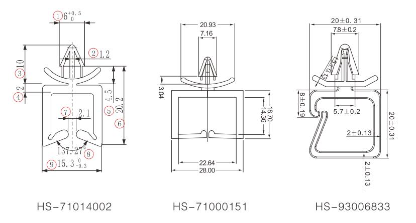 LOCKING WIRE SADDLE