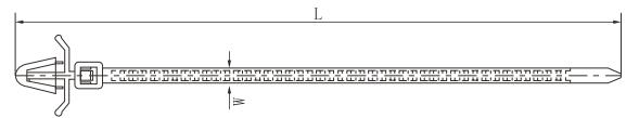PUSH MOUNT TIES