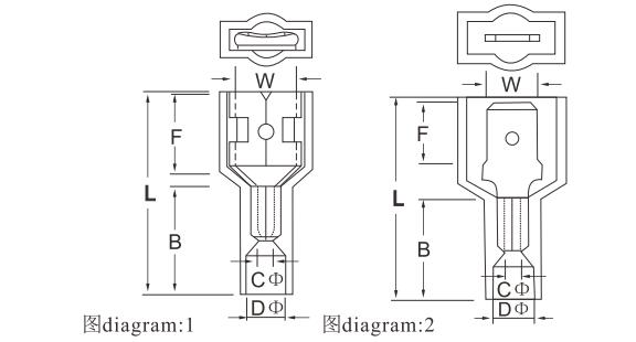 NYLON FULLY INSULATED FEMALE / MALE CONNECTOR