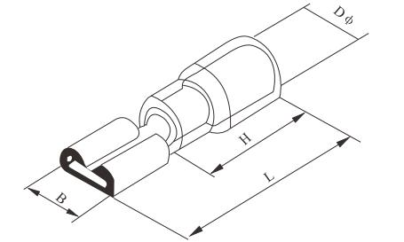 PRE-INSULATED FEMALE TERMINALS